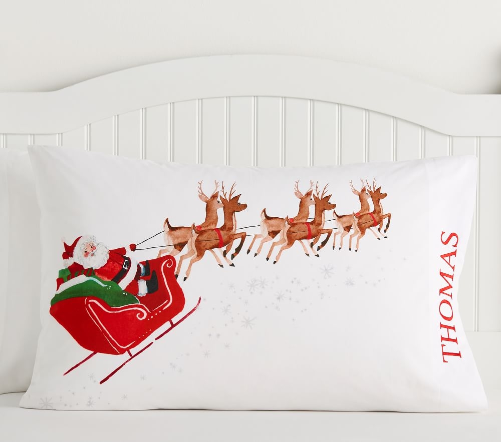 Santa pillowcase discount