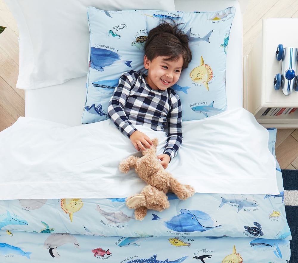 Shop Save Our Seas Comforter Shams online Pottery Barn Kids UAE