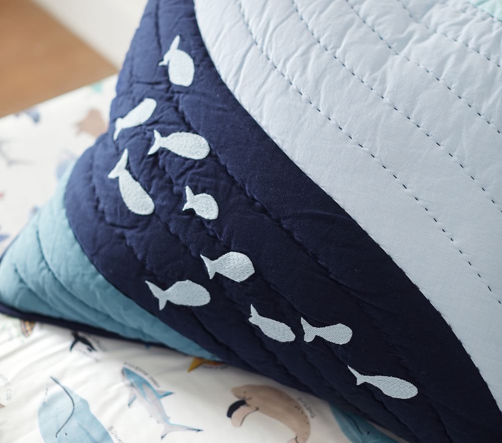 Shop Save Our Seas Quilt Shams online Pottery Barn Kids UAE