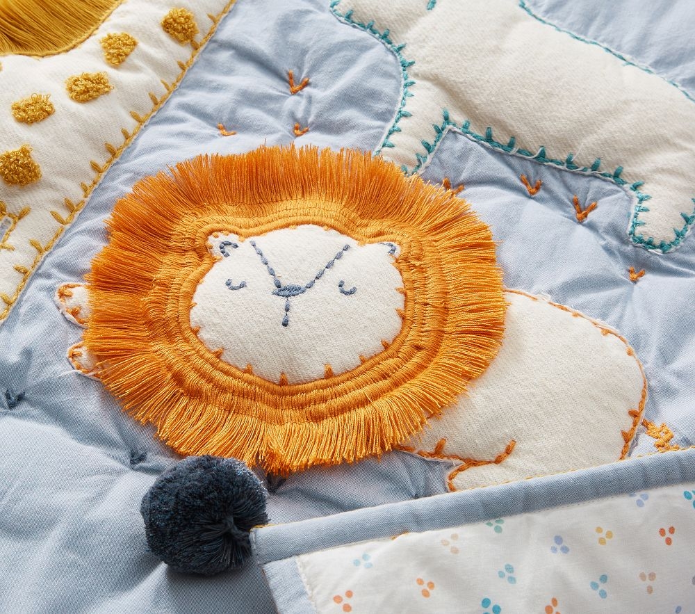 Organic crib sales quilt