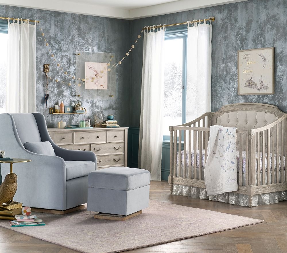 Shimmer tulle best sale crib skirt
