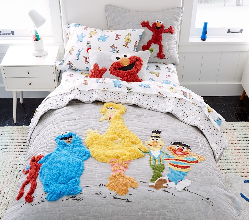 Sesame Street Quilt Shams