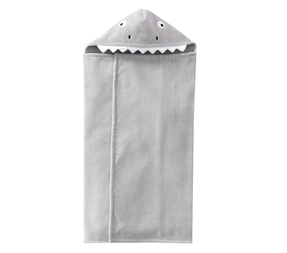 Shop Shark Baby Beach Hooded Towel online Pottery Barn Kids UAE