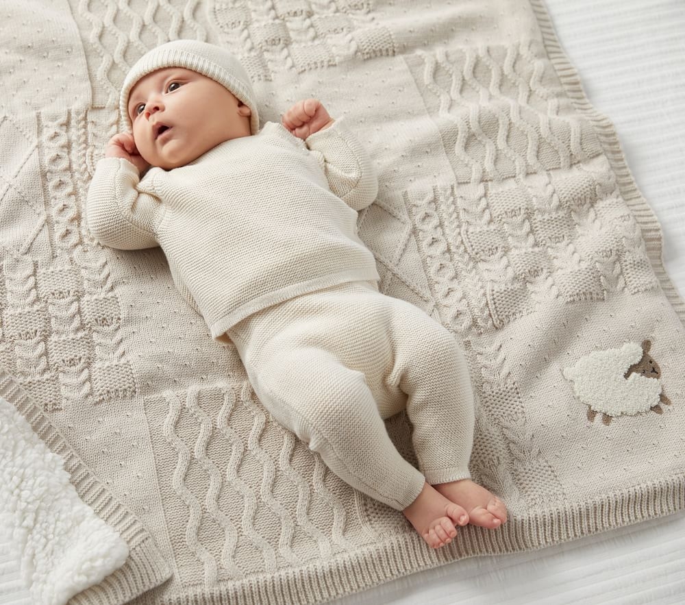 Sheep swaddle blanket hotsell