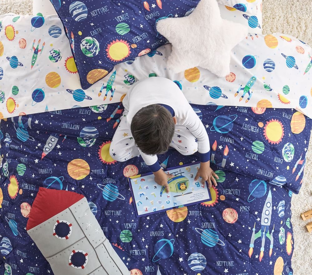 Outer space kids bedding discount