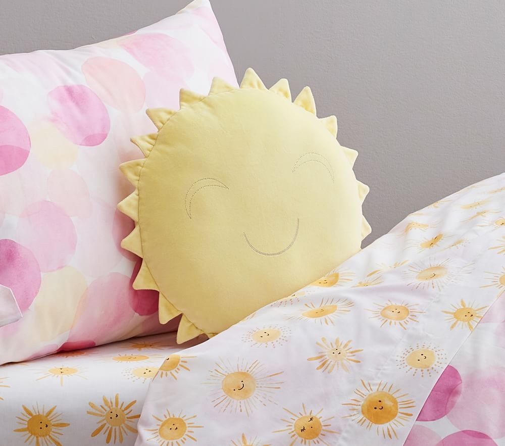 Pottery barn pink pillow 2025