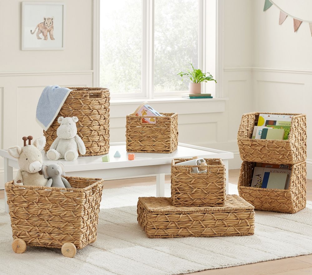 Rolling toy bin sale