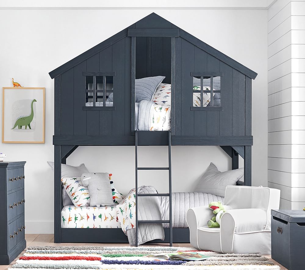 Tree House Twin Over Twin Bunk Bed