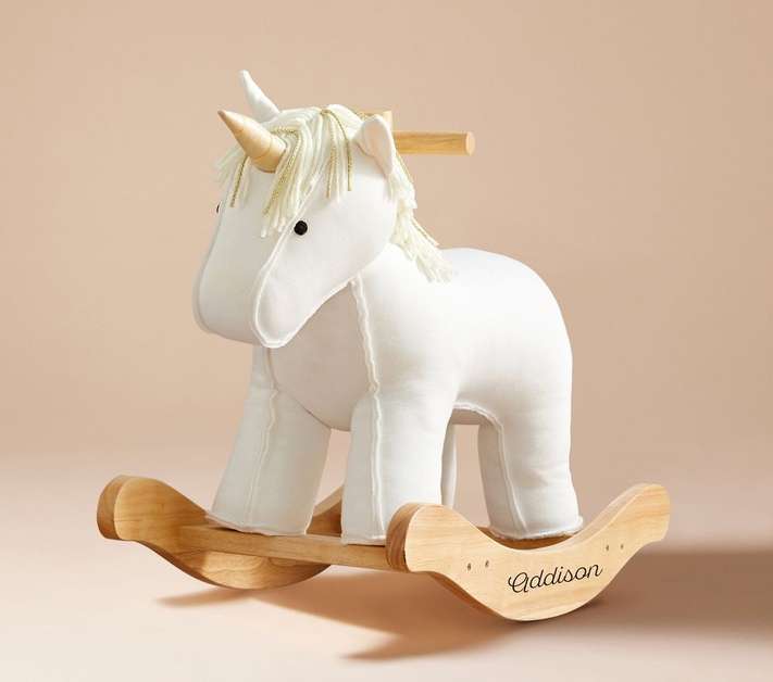 Shop Unicorn Cotton Plush Nursery Rocker online Pottery Barn
