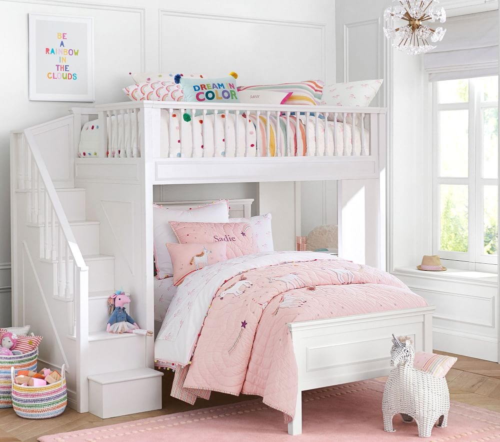 Unicorn storage baskets top