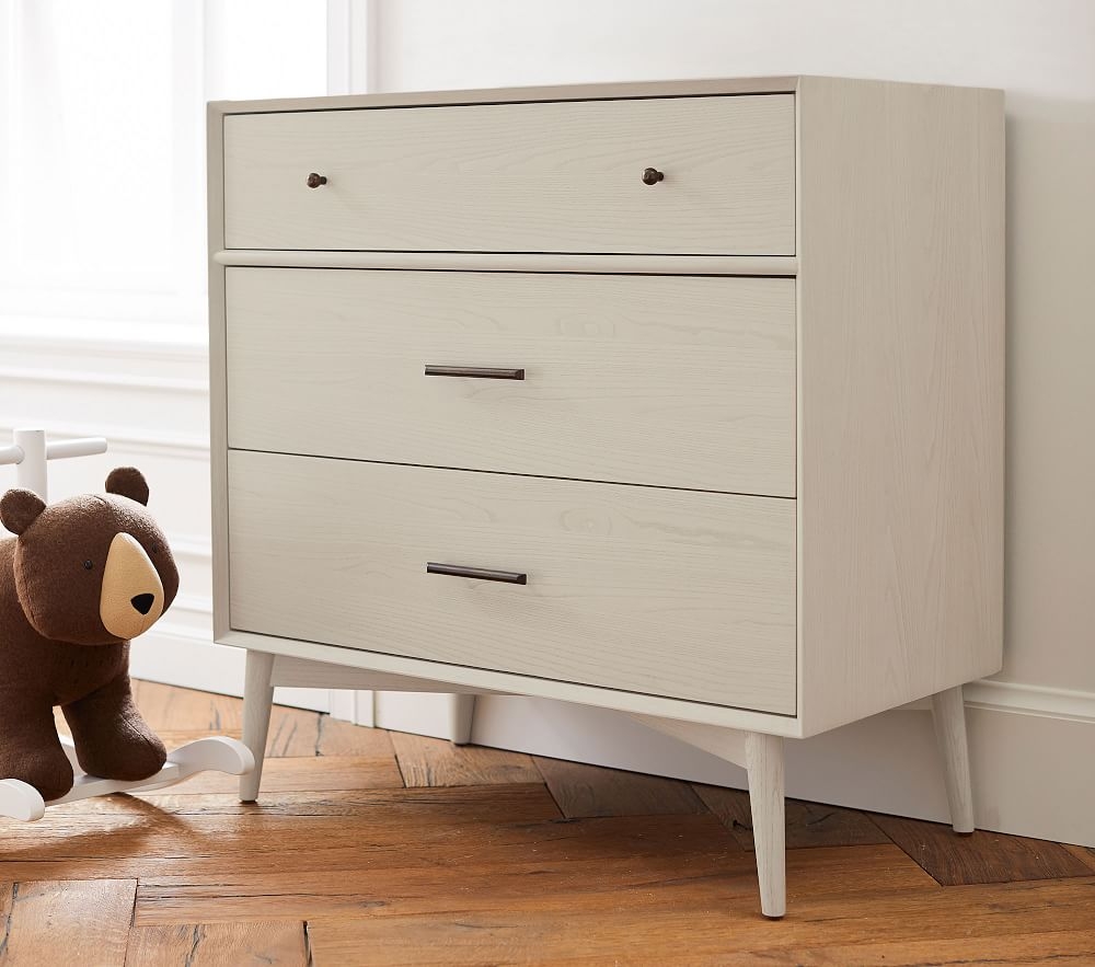Mid century modern outlet 3 drawer dresser