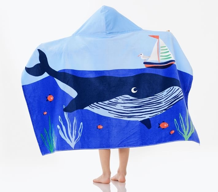 Whale hotsell hooded towel