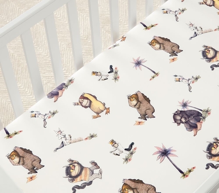 Shop Crib Sheets for Kids Online Pottery Barn Kids UAE