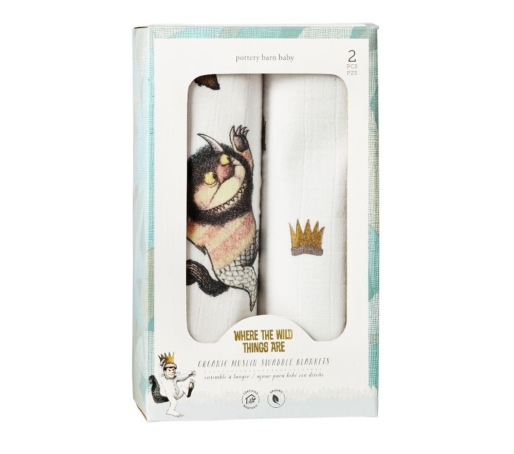 Shop Where The Wild Things Are Organic Muslin Swaddle Set online