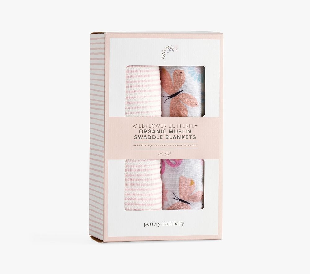 Pottery barn shop swaddle blankets