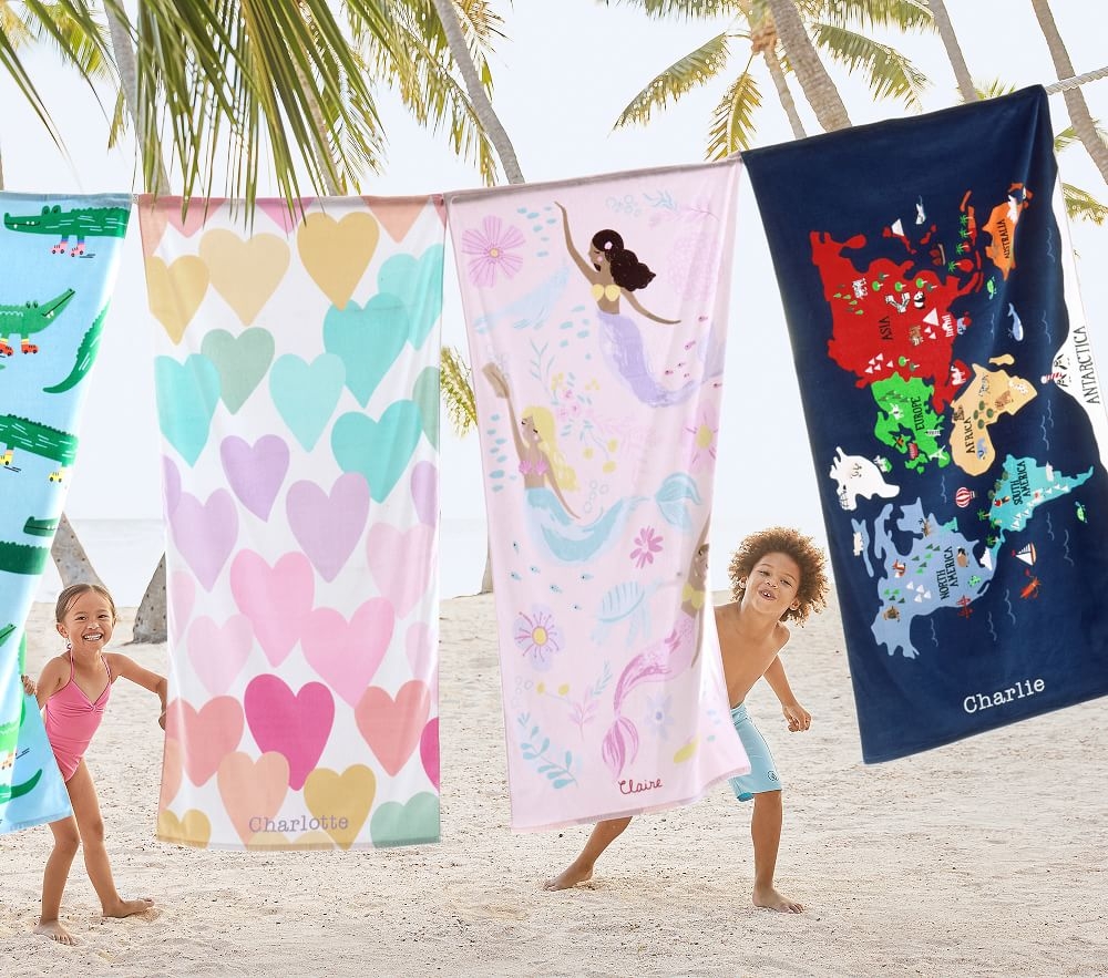 Pottery barn kids online beach towels