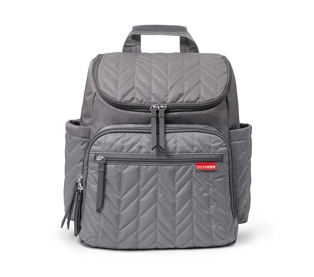 Skip hop diaper bag black sale and white