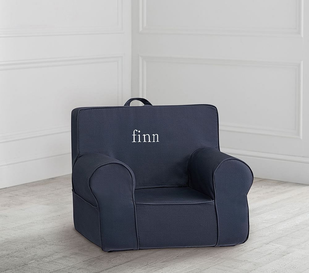 Blue outlet gray chair