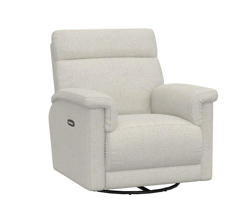 Gray shop power recliner