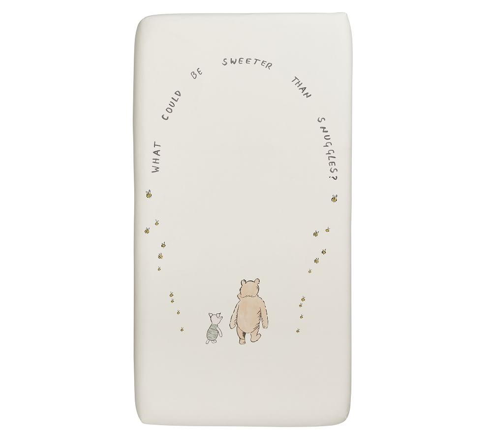 Shop Disney Winnie the Pooh Picture Perfect Organic Fitted Crib