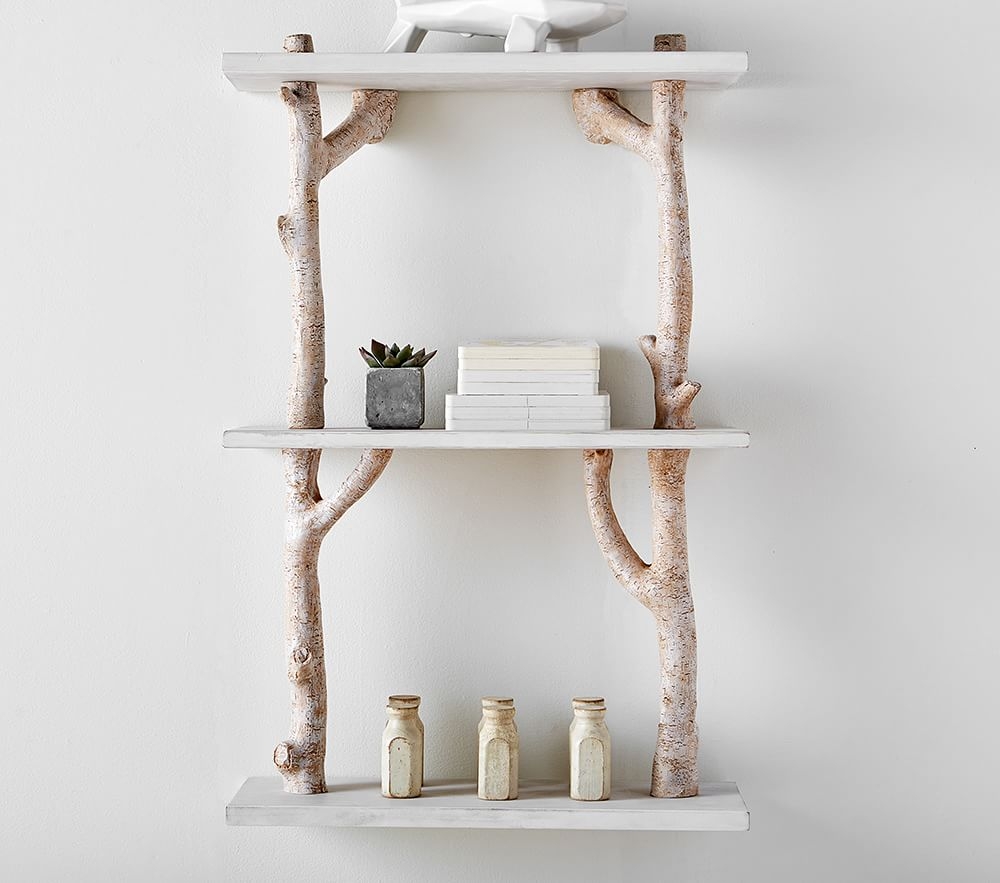 Birch shelves shop