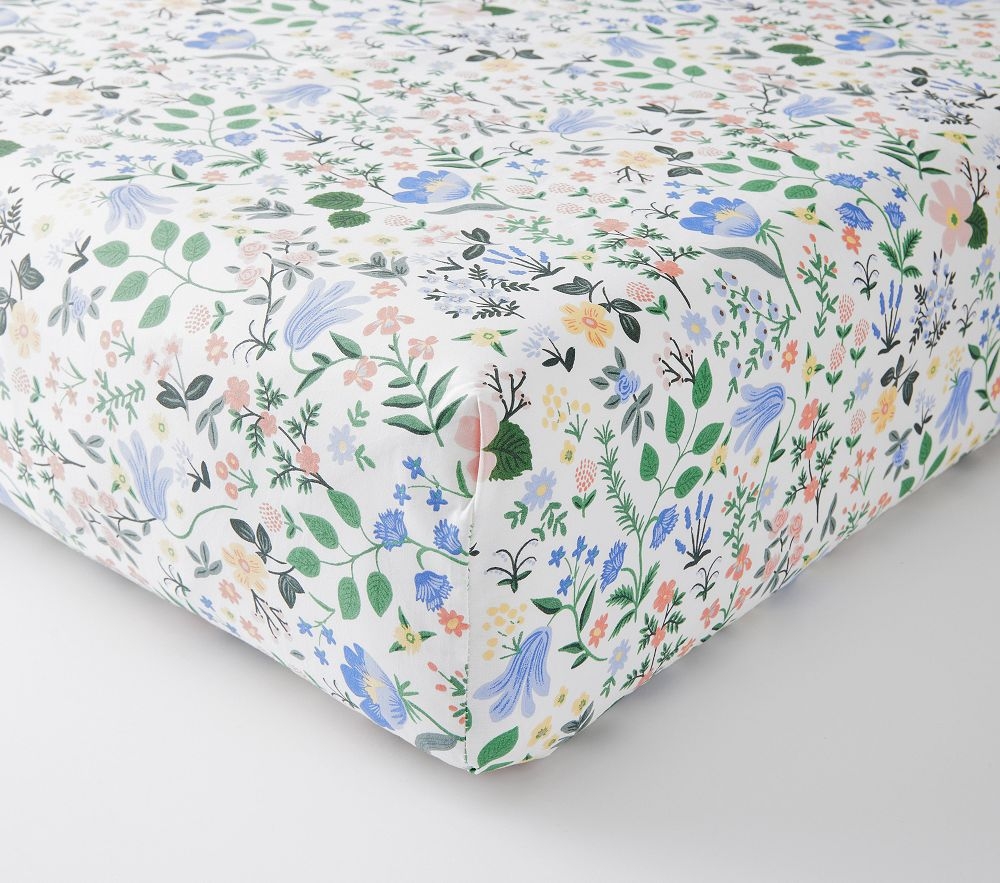 Floral crib on sale