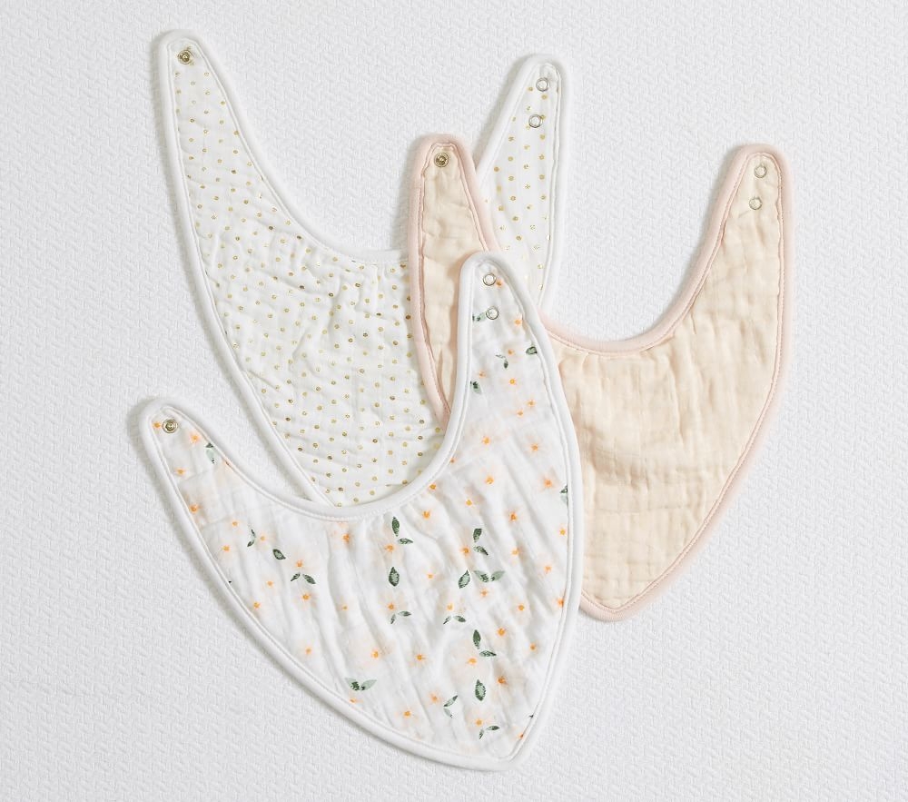 Muslin drool bib top