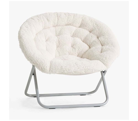 Faux fur discount lounge chair