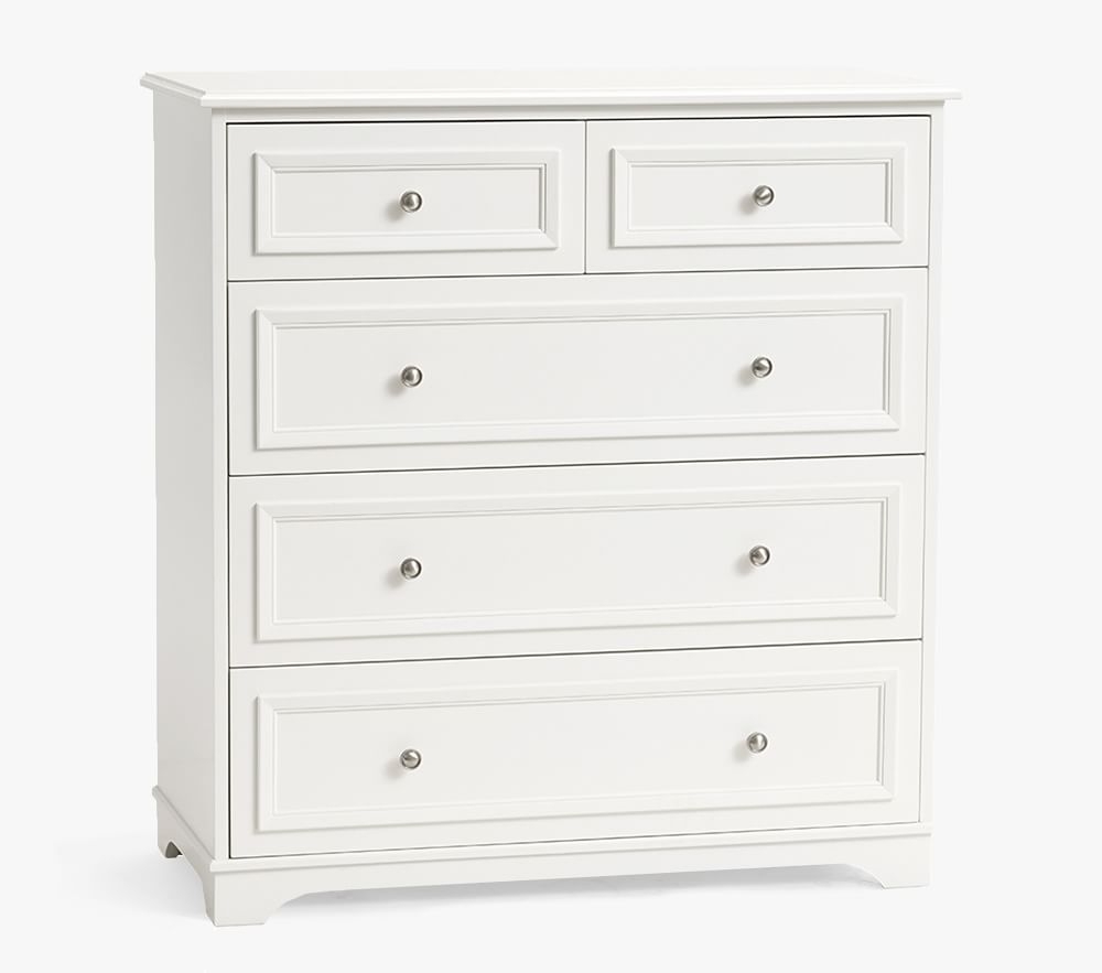 White dresser with sales jewelry drawer