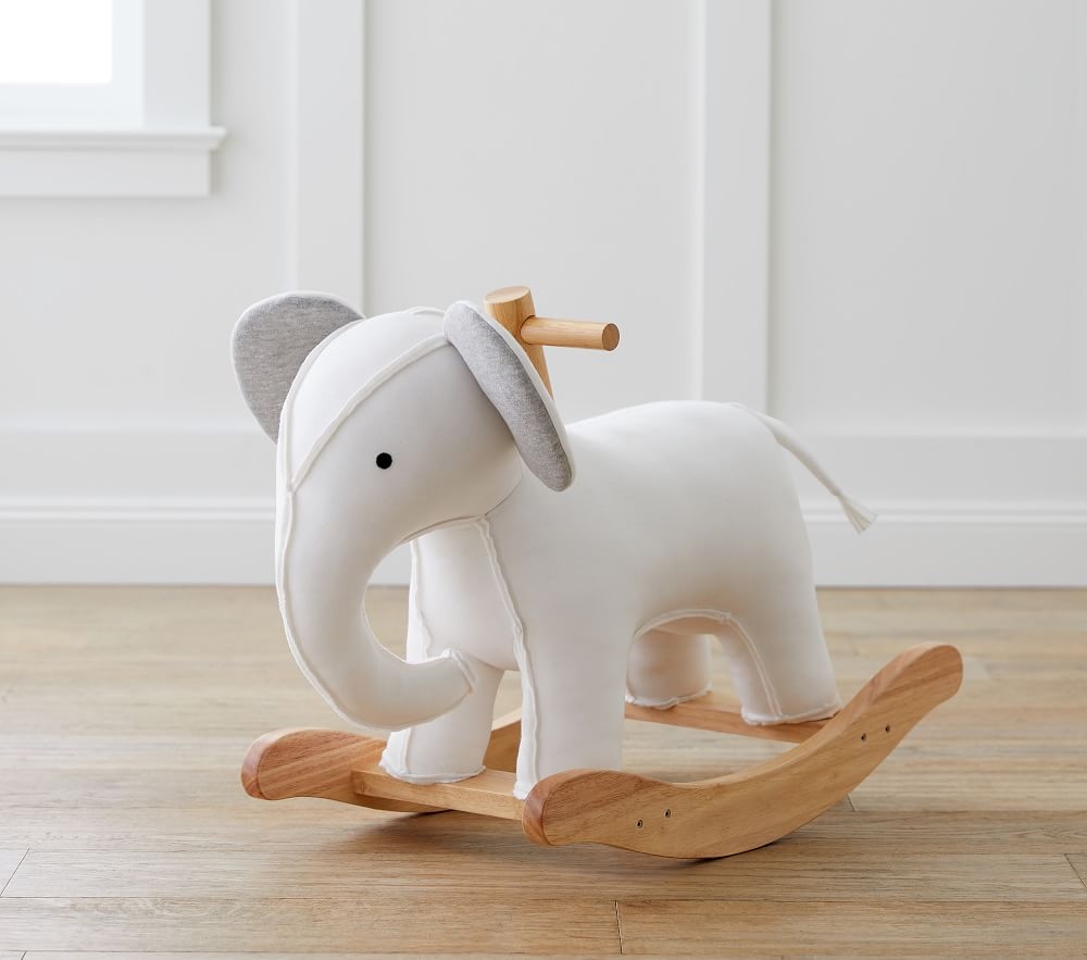 Shop Elephant Cotton Plush Rocker online Pottery Barn Kids UAE