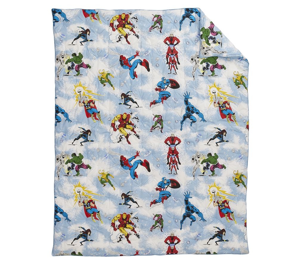 Shop Marvel Heroes Glow in the Dark Comforter Shams online