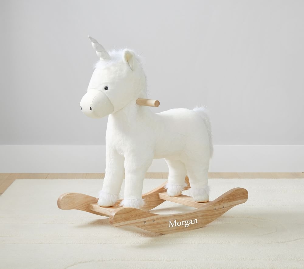 Shop Unicorn Musical Rocker online Pottery Barn Kids UAE