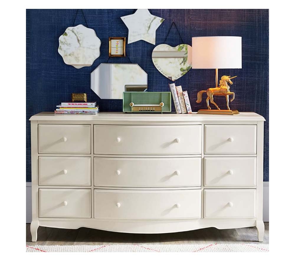 Lilac 9 Drawer Wide Dresser